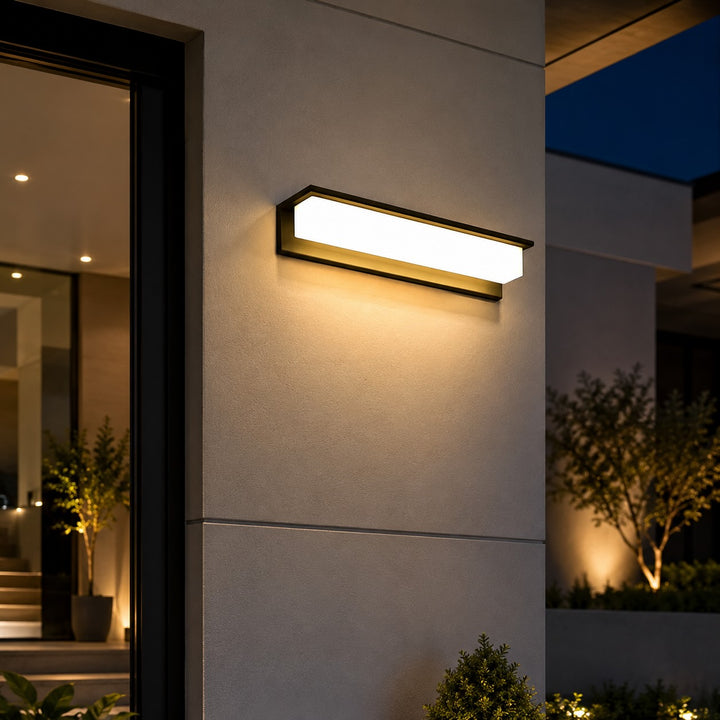 Modern Outdoor Wall Lamp LED Waterproof Stainless Steel Adjustable Bright Illumination