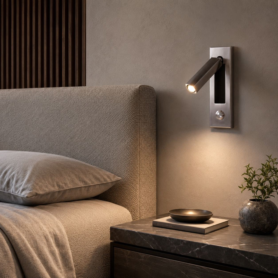 Modern Wall Sconce LED Light Fixture Wall Mounted Metal with Adjustable Brightness