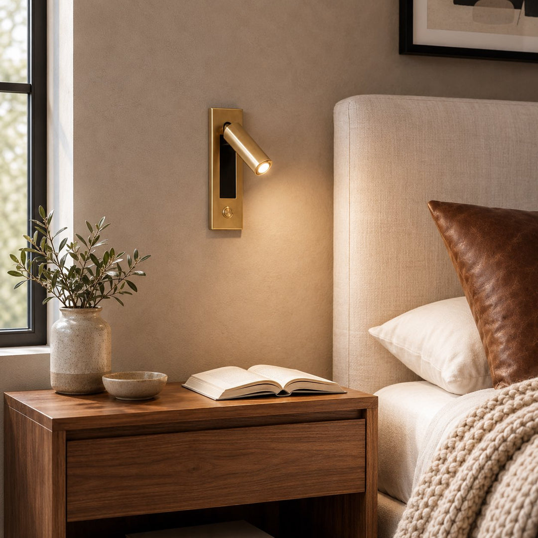 Modern Wall Sconce LED Light Fixture Wall Mounted Metal with Adjustable Brightness