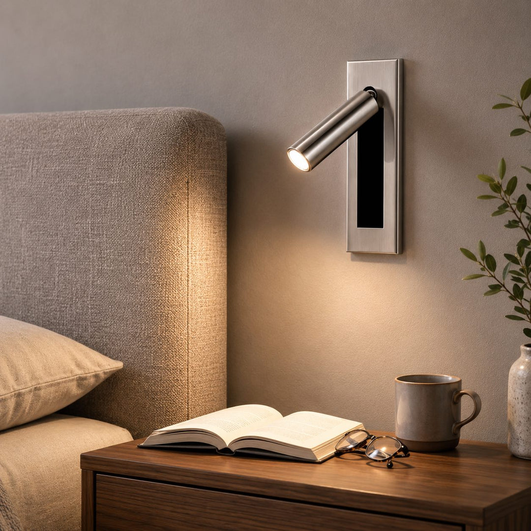 Modern Wall Sconce LED Light Fixture Wall Mounted Metal with Adjustable Brightness