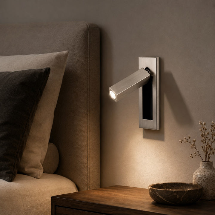 Modern Wall Sconce LED Light Fixture Wall Mounted Metal with Adjustable Brightness