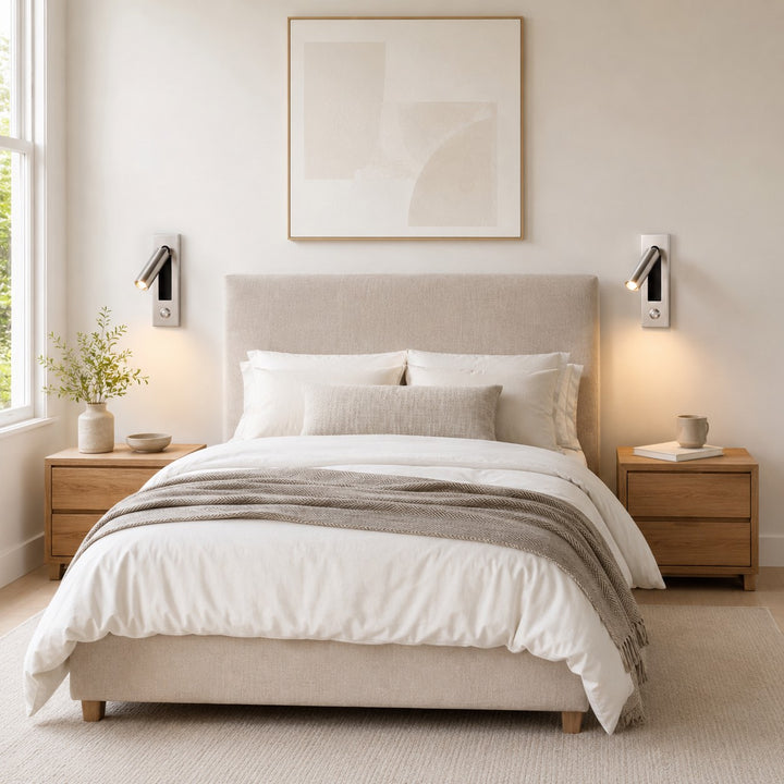 Modern Wall Sconce LED Light Fixture Wall Mounted Metal with Adjustable Brightness