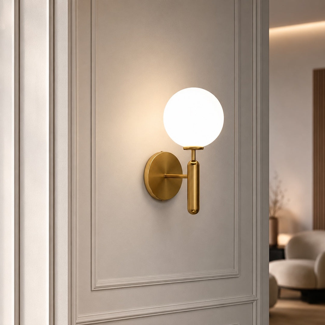 Contemporary Wall Sconce Lighting Wall Mounted Iron with LED Rechargeable Feature