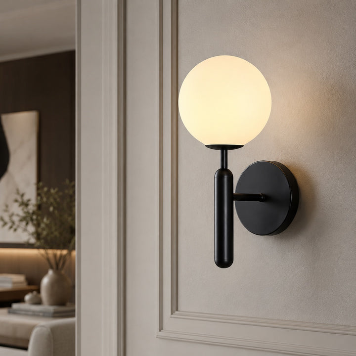 Contemporary Wall Sconce Lighting Wall Mounted Iron with LED Rechargeable Feature