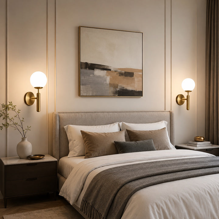 Contemporary Wall Sconce Lighting Wall Mounted Iron with LED Rechargeable Feature