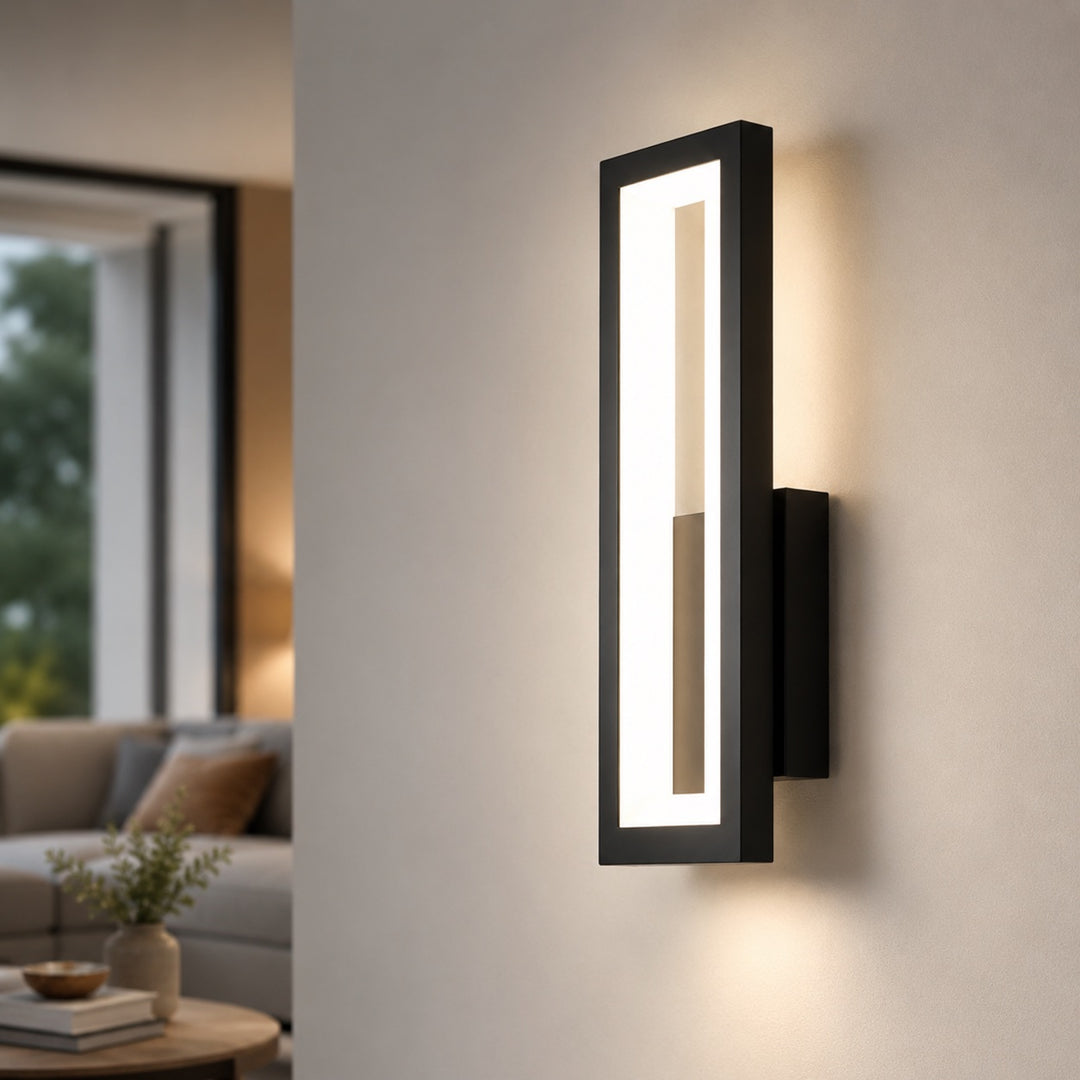 Modern Adjustable Wall Sconce Lighting Iron Wall Lamp with Acrylic Shade and LED Technology