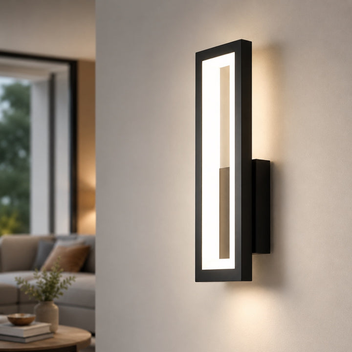 Modern Adjustable Wall Sconce Lighting Iron Wall Lamp with Acrylic Shade and LED Technology