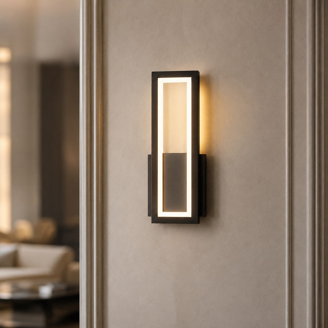 Modern Adjustable Wall Sconce Lighting Iron Wall Lamp with Acrylic Shade and LED Technology