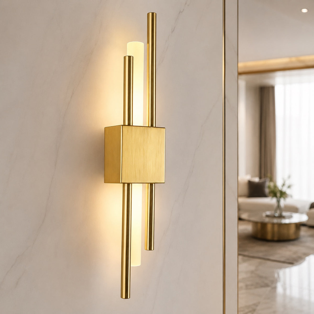Modern Nordic Wall Light Wall Mounted Iron Adjustable Warm White LED for Home Illumination
