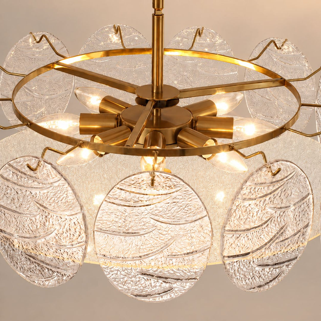 Modern Flush Mount Ceiling Light LED Metal Fixture with Adjustable Brightness 12 Inch Diameter