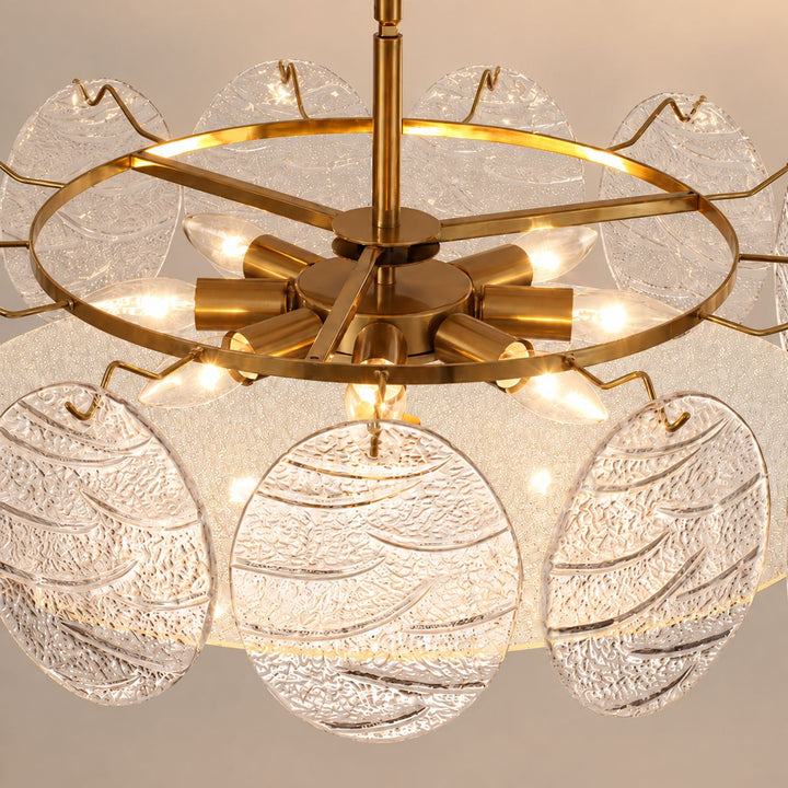 Modern Flush Mount Ceiling Light LED Metal Fixture with Adjustable Brightness 12 Inch Diameter