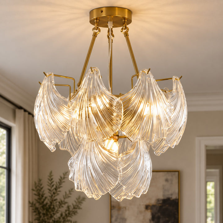 Modern Flush Mount Ceiling Light Metal LED Fixture 12 Inch Diameter 800 Lumens for Home Decor