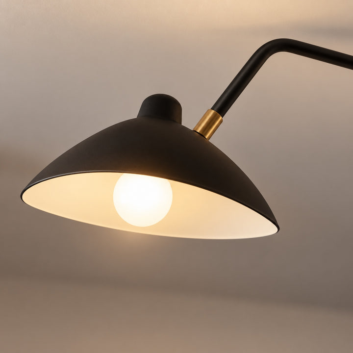 Modern Multi-Arm Ceiling Light Adjustable Metal Fixture with LED Technology