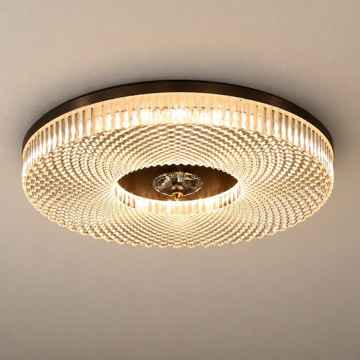 Modern LED Flush Mount Ceiling Light Aluminum Dimmable Energy Efficient Design