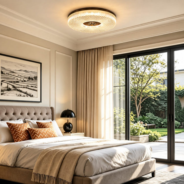 Modern LED Flush Mount Ceiling Light Aluminum Dimmable Energy Efficient Design