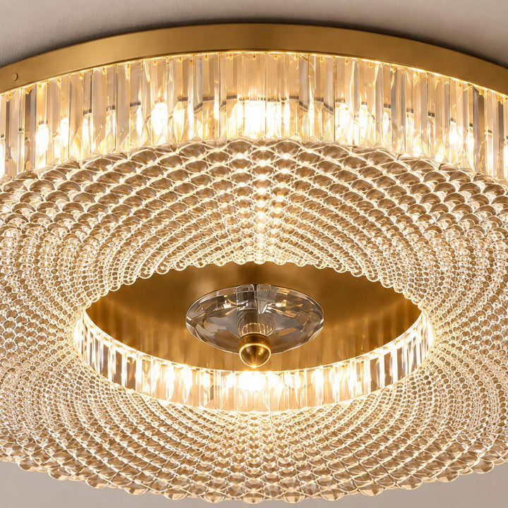 Modern LED Flush Mount Ceiling Light Aluminum Dimmable Energy Efficient Design