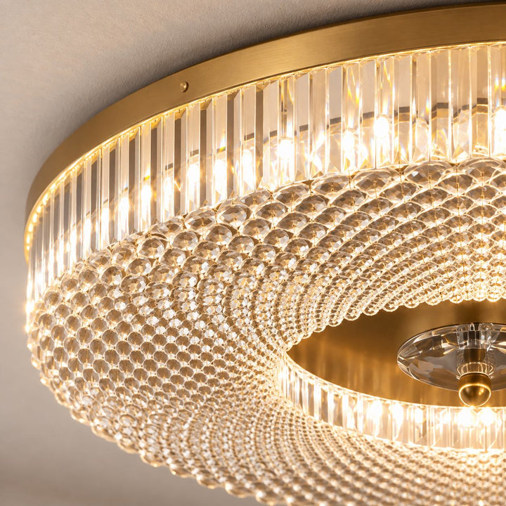 Modern LED Flush Mount Ceiling Light Aluminum Dimmable Energy Efficient Design