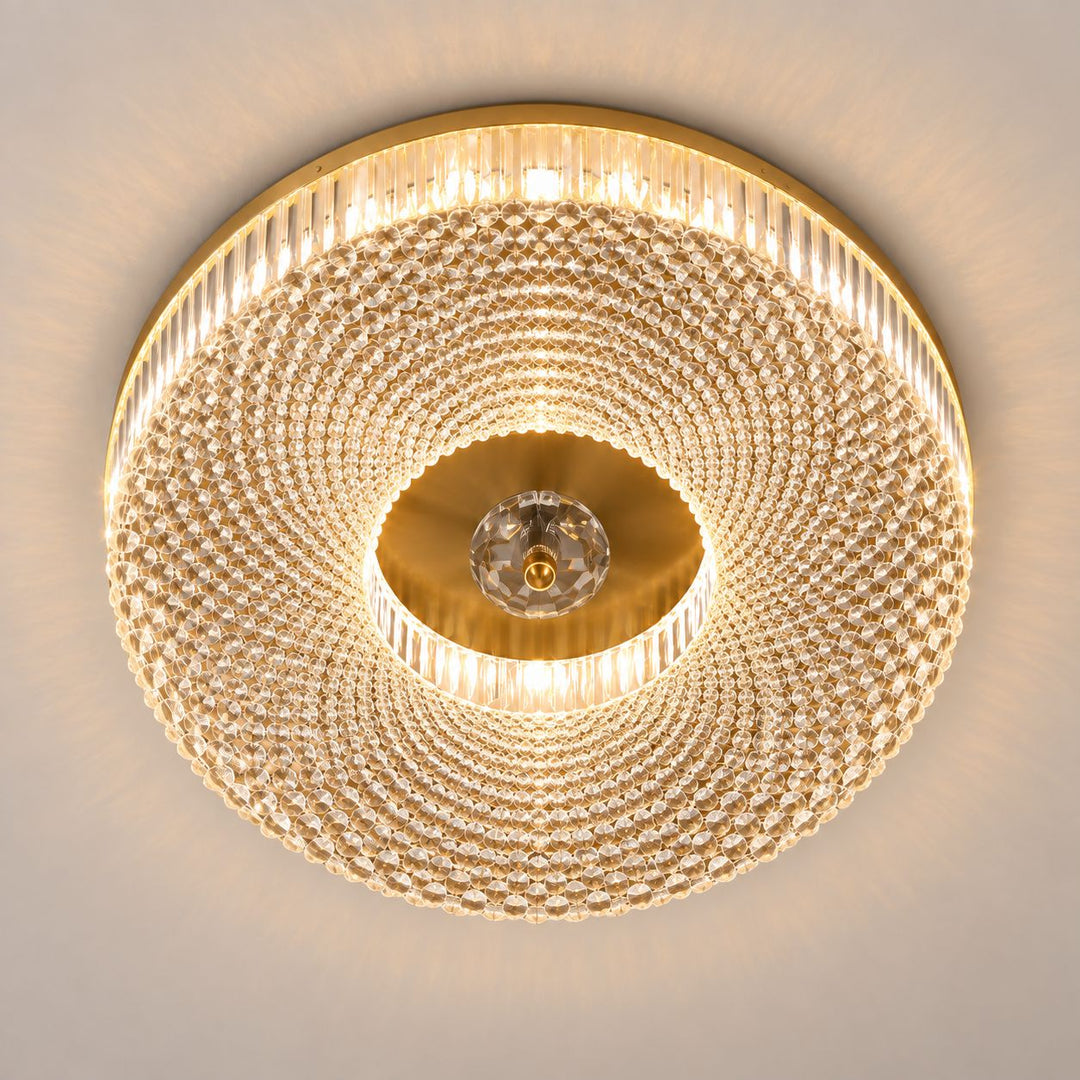 Modern LED Flush Mount Ceiling Light Aluminum Dimmable Energy Efficient Design