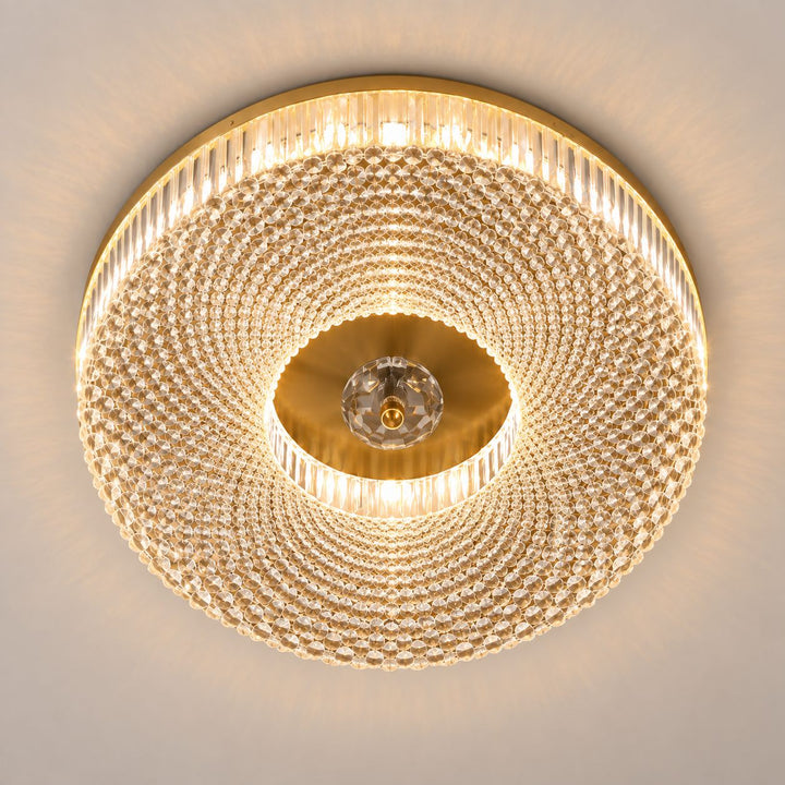 Modern LED Flush Mount Ceiling Light Aluminum Dimmable Energy Efficient Design