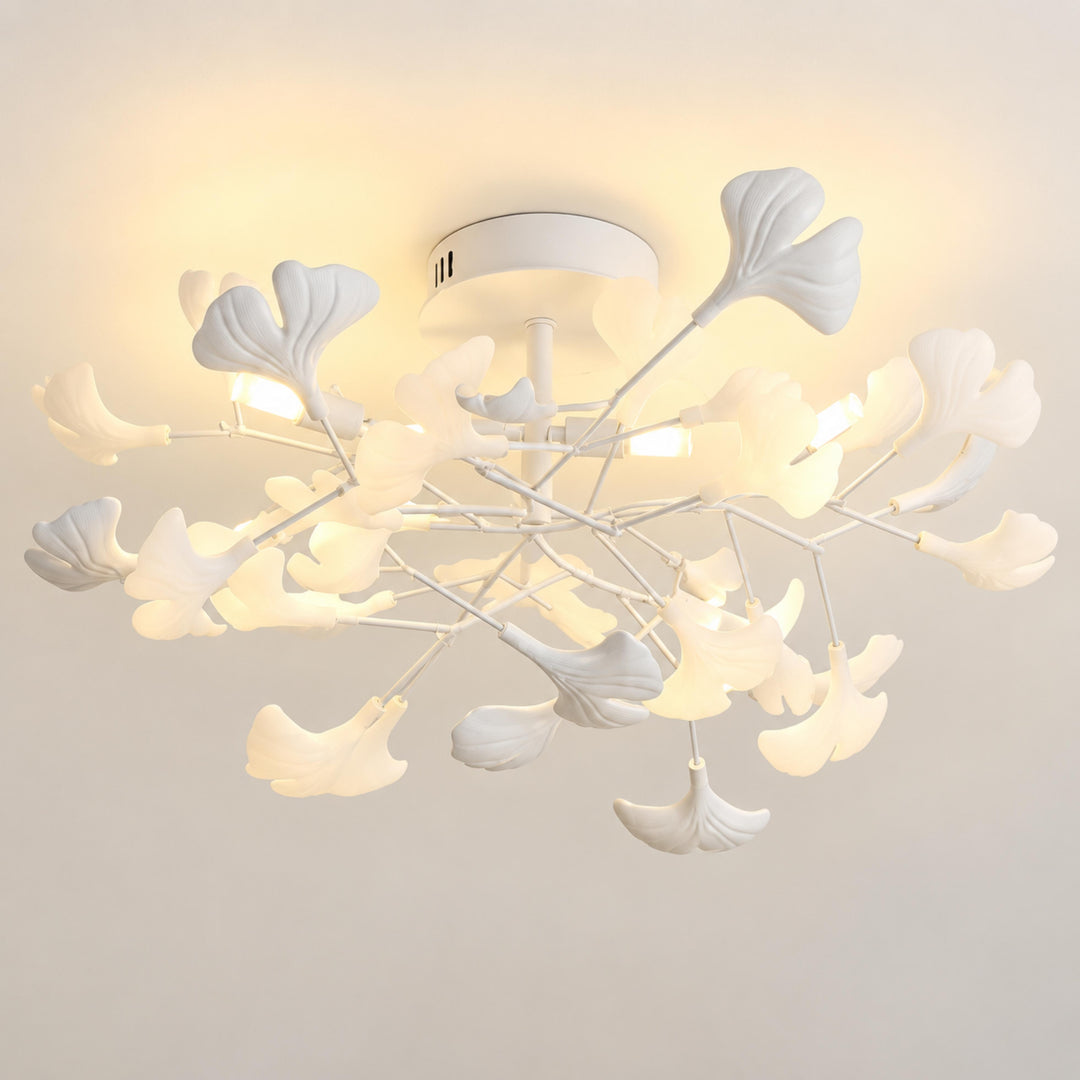 Modern Flush Mount Ceiling Light with Glass Shade and LED 800 Lumens for Contemporary Spaces