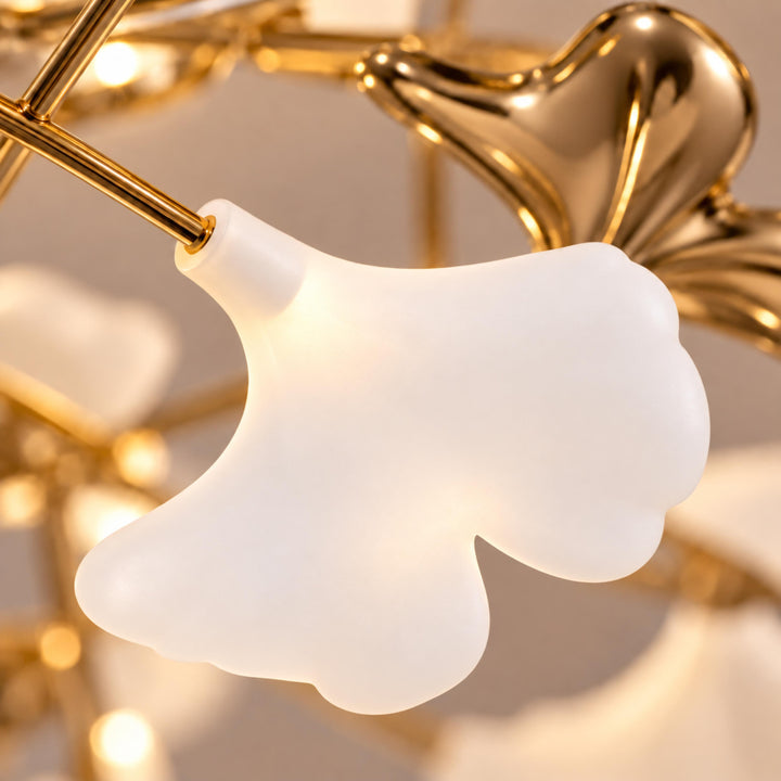 Modern Flush Mount Ceiling Light with Glass Shade and LED 800 Lumens for Contemporary Spaces