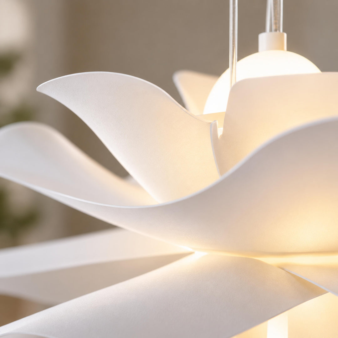Modern Adjustable Pendant Light Metal Shade LED Ceiling Light Fixture 12 Inch Diameter