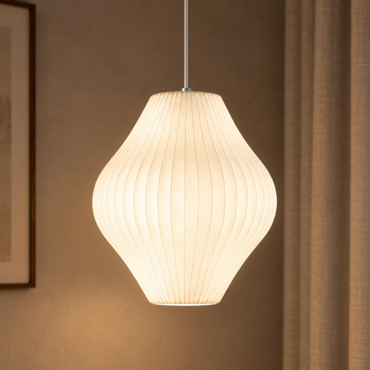 Modern Glass Pendant Lighting Adjustable LED Fixture for Kitchen Island