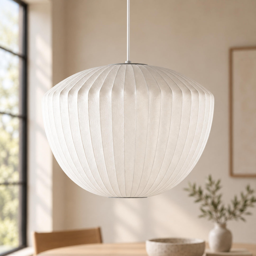Modern Glass Pendant Lighting Adjustable LED Fixture for Kitchen Island