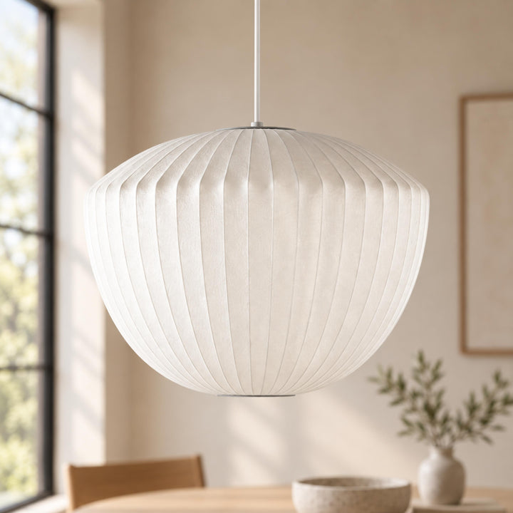 Modern Glass Pendant Lighting Adjustable LED Fixture for Kitchen Island