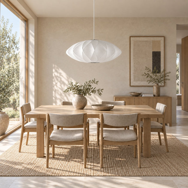 Modern Glass Pendant Lighting Adjustable LED Fixture for Kitchen Island