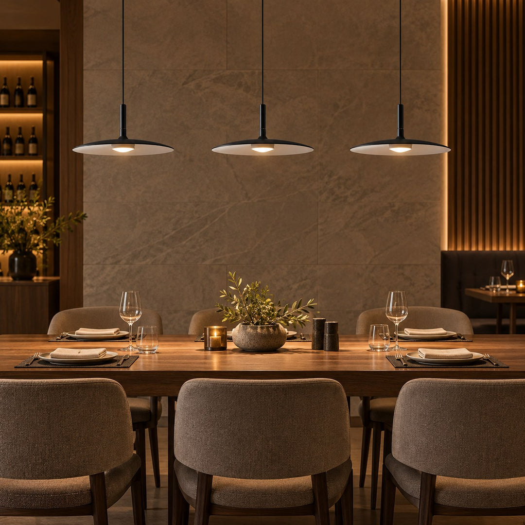 Modern Concrete Pendant Light Adjustable Hanging Fixture LED Compatible for Kitchen Pendant Lighting