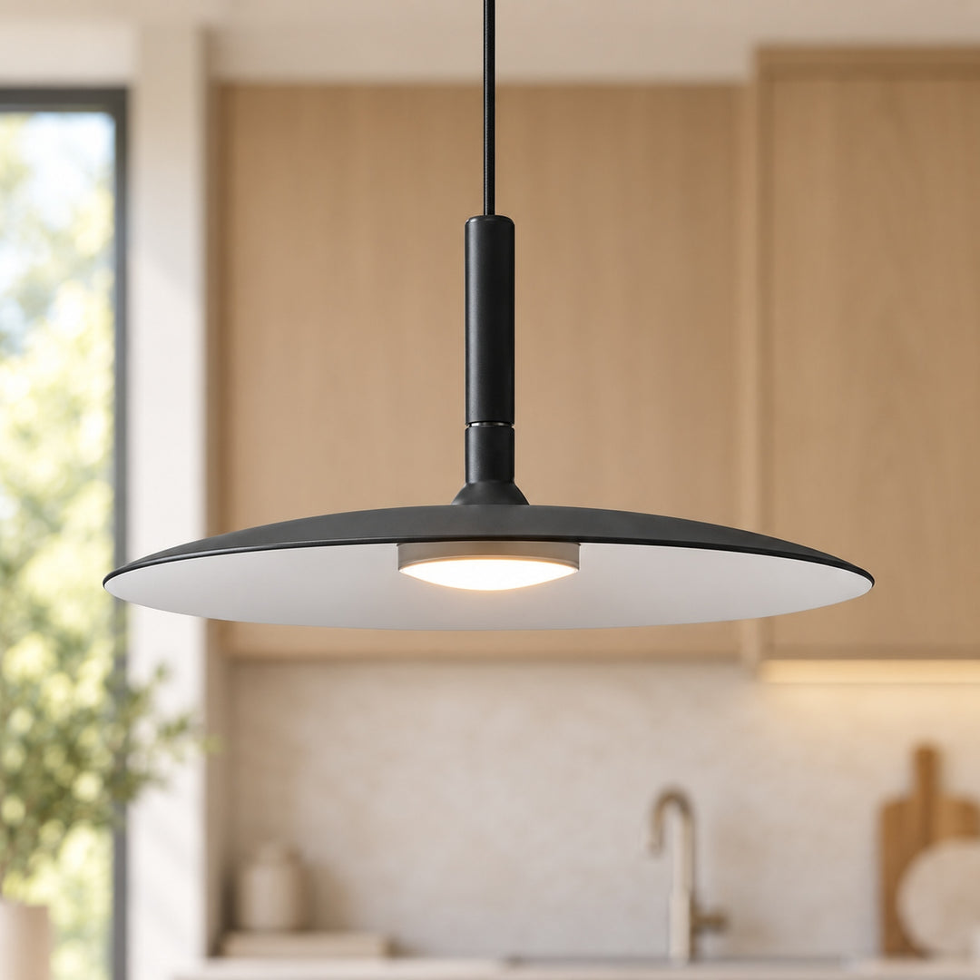 Modern Concrete Pendant Light Adjustable Hanging Fixture LED Compatible for Kitchen Pendant Lighting