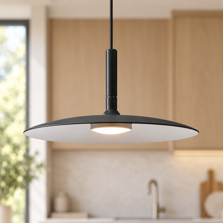 Modern Concrete Pendant Light Adjustable Hanging Fixture LED Compatible for Kitchen Pendant Lighting