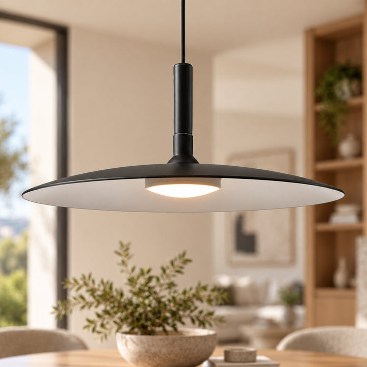 Modern Concrete Pendant Light Adjustable Hanging Fixture LED Compatible for Kitchen Pendant Lighting