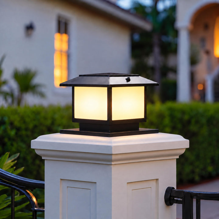 Modern Solar Lights Outdoor Wall Mounted Aluminum with IP54 Waterproof Rating and Adjustable LED