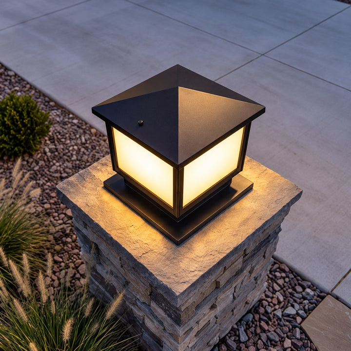 Modern Solar Lights Outdoor Wall Mounted Aluminum with IP54 Waterproof Rating and Adjustable LED