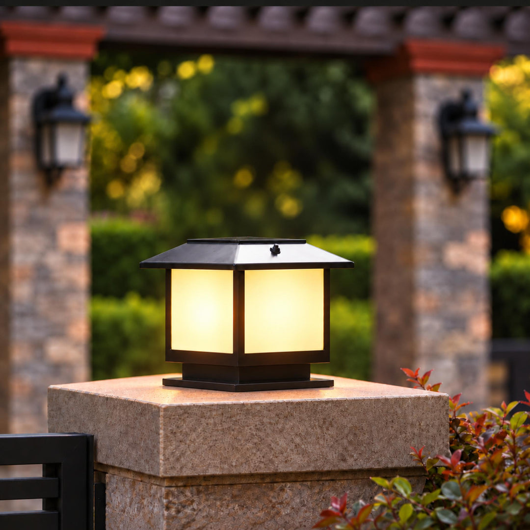 Modern Solar Lights Outdoor Wall Mounted Aluminum with IP54 Waterproof Rating and Adjustable LED