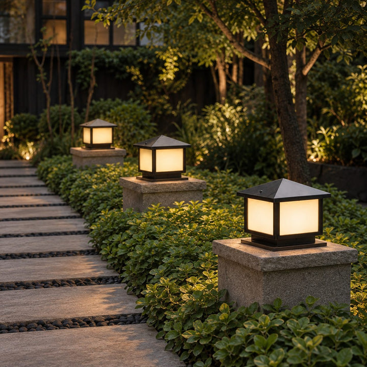 Modern Solar Lights Outdoor Wall Mounted Aluminum with IP54 Waterproof Rating and Adjustable LED