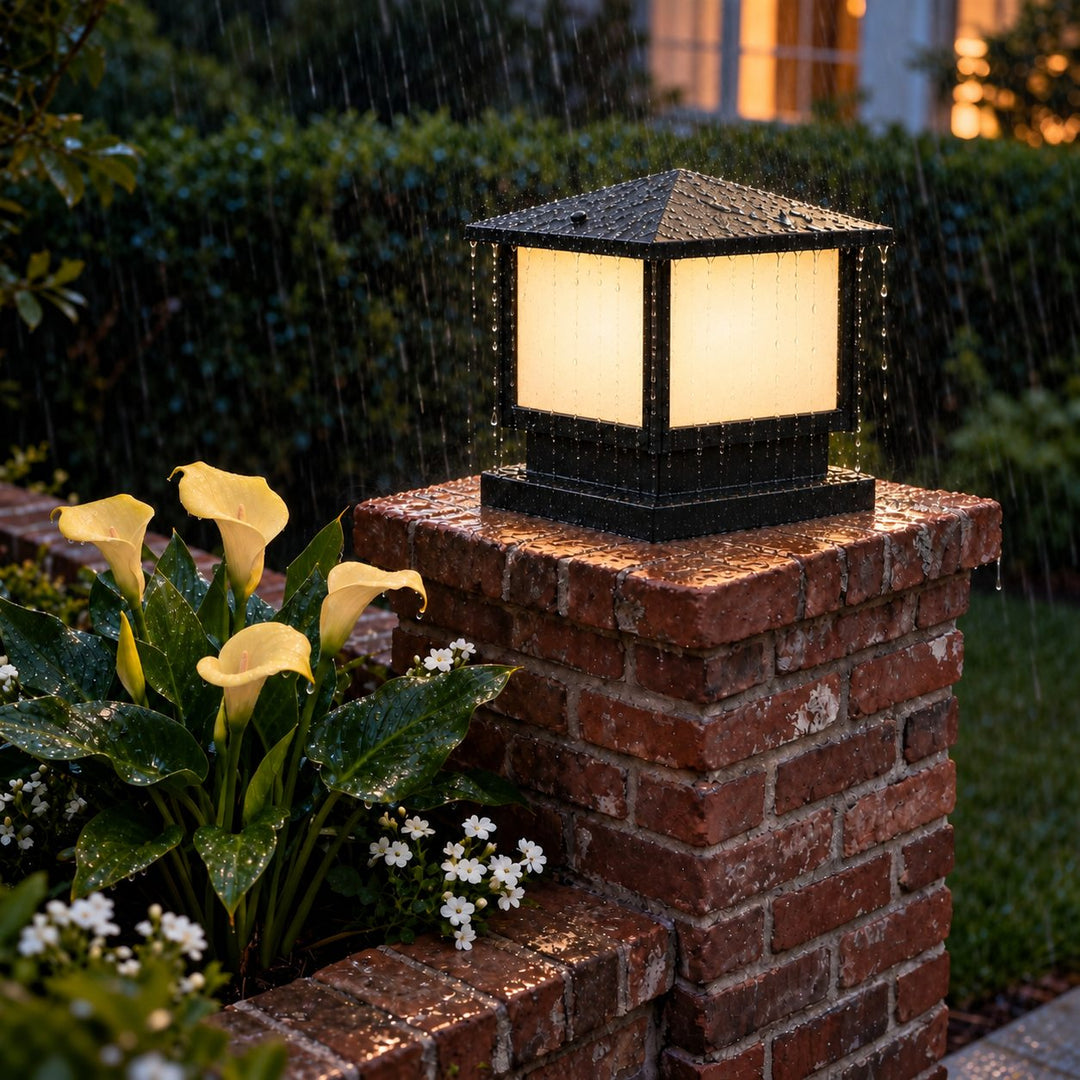 Modern Solar Lights Outdoor Wall Mounted Aluminum with IP54 Waterproof Rating and Adjustable LED