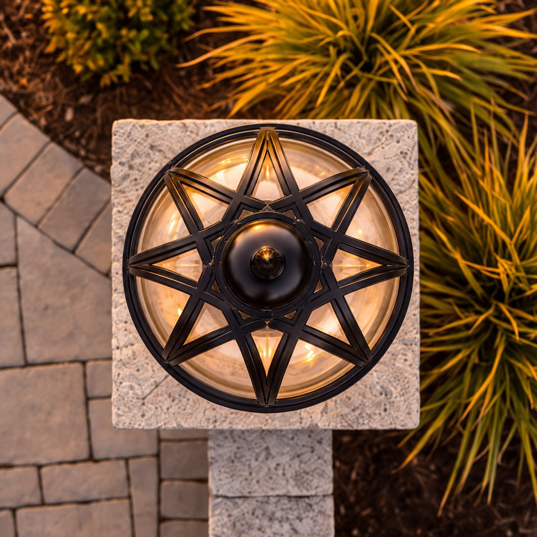 Modern Round Globe Outdoor Wall Light Adjustable Height Waterproof Aluminum Glass E26 Socket
