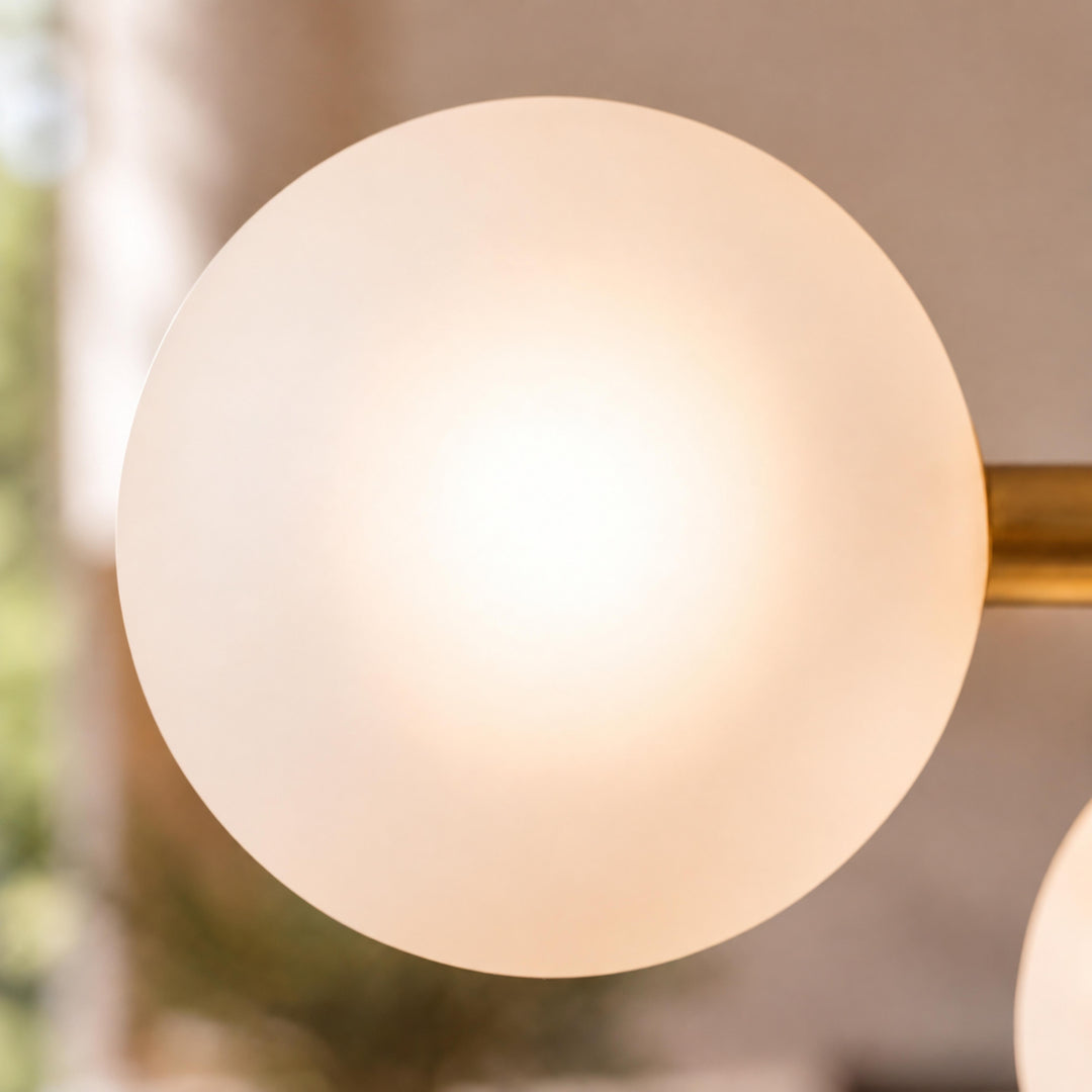 Modern Glass Pendant Light Cluster Hanging Adjustable with G9 LED Bulbs for Kitchen Island