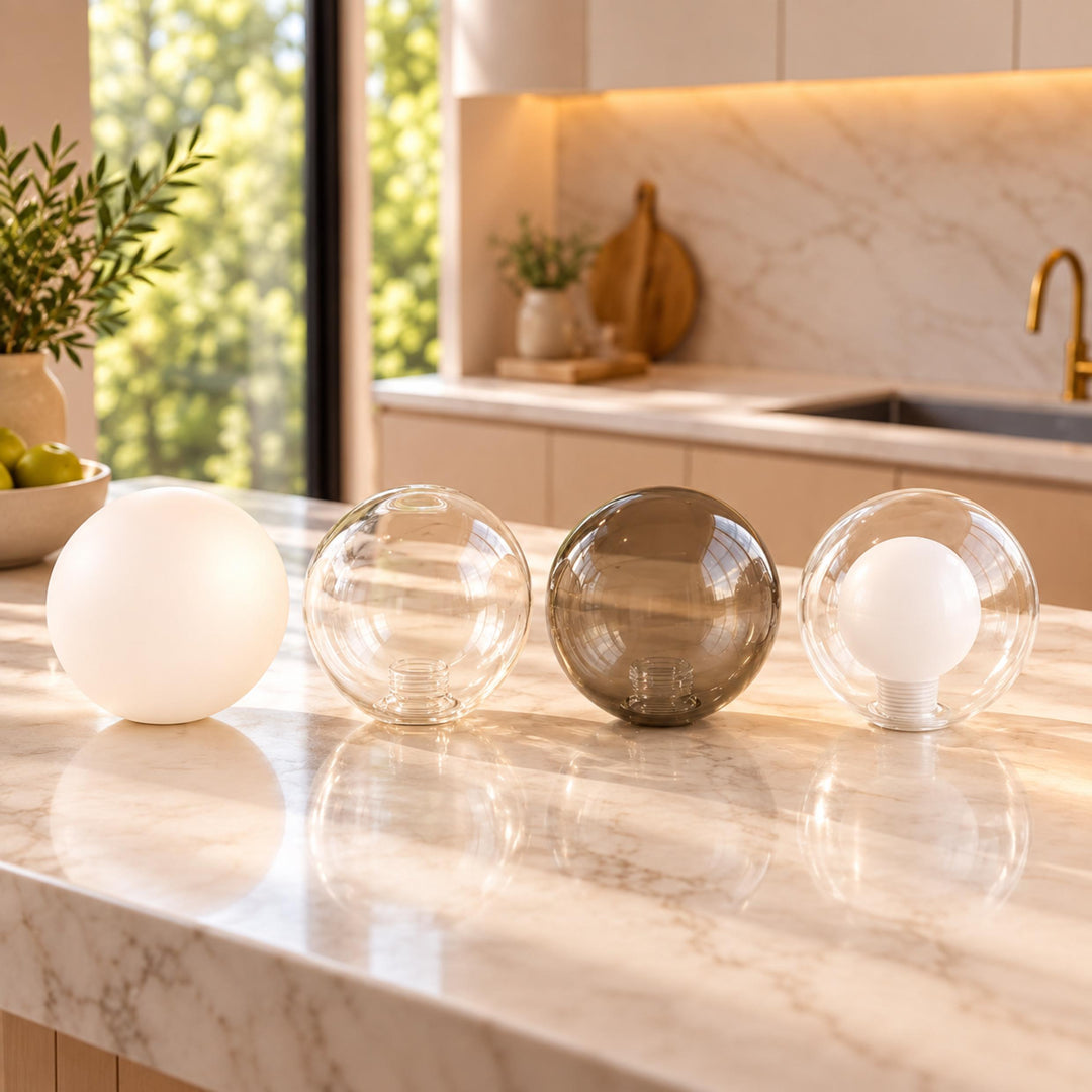 Modern Glass Pendant Light Cluster Hanging Adjustable with G9 LED Bulbs for Kitchen Island