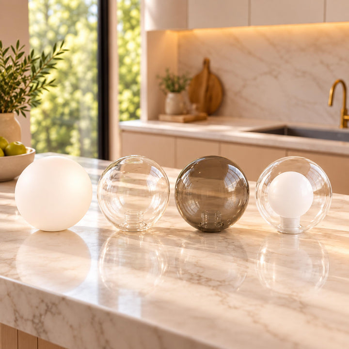 Modern Glass Pendant Light Cluster Hanging Adjustable with G9 LED Bulbs for Kitchen Island