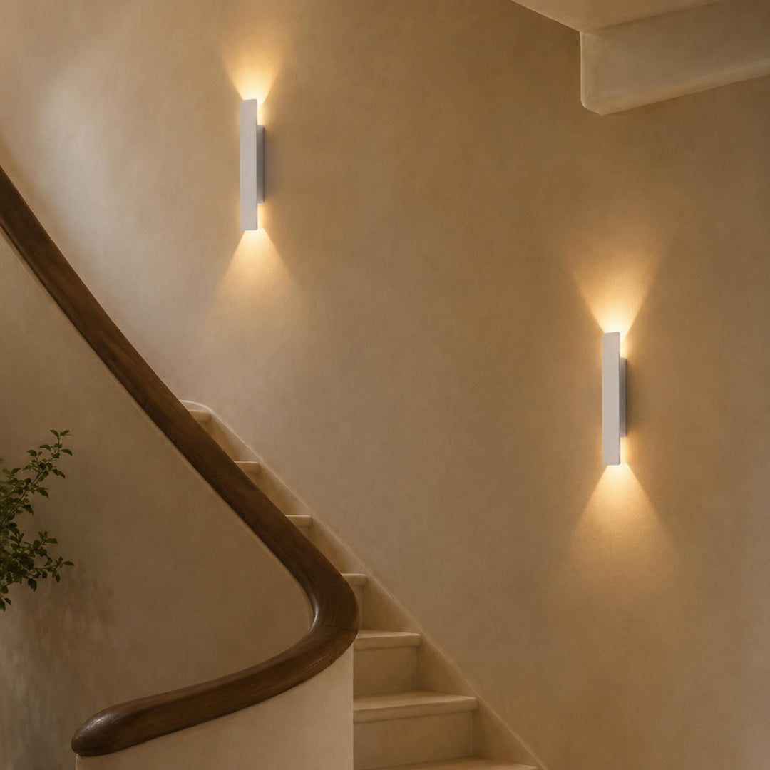 Modern Outdoor Wall Light Wall Mounted Aluminum 18W LED IP65 Weather Resistant for Exterior Use