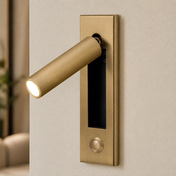 Modern Wall Sconce Light Metal Adjustable LED Fixture for Bedroom Reading 120V 10W