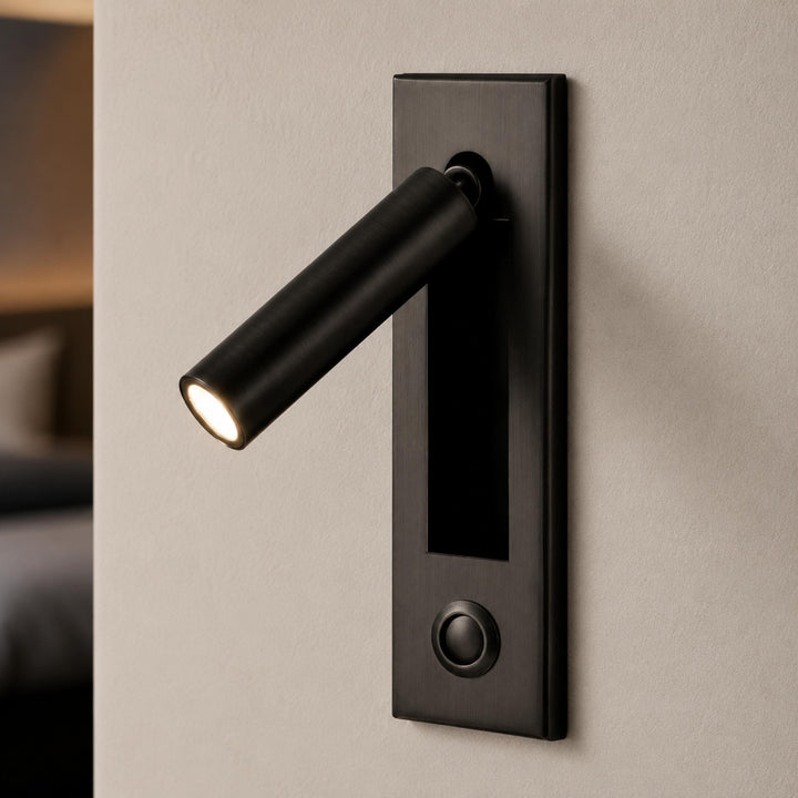 Modern Wall Sconce Light Metal Adjustable LED Fixture for Bedroom Reading 120V 10W