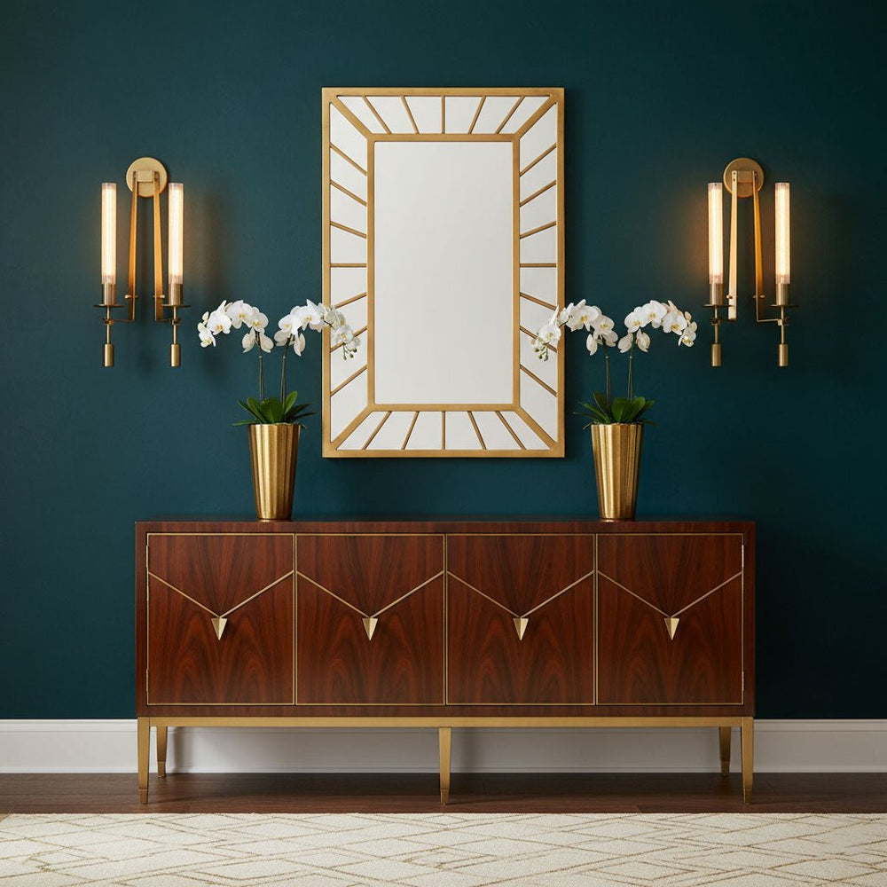 Classic French Style Wall Sconce Lighting with Metal Frame and Glass Shade for Elegant Ambiance 8