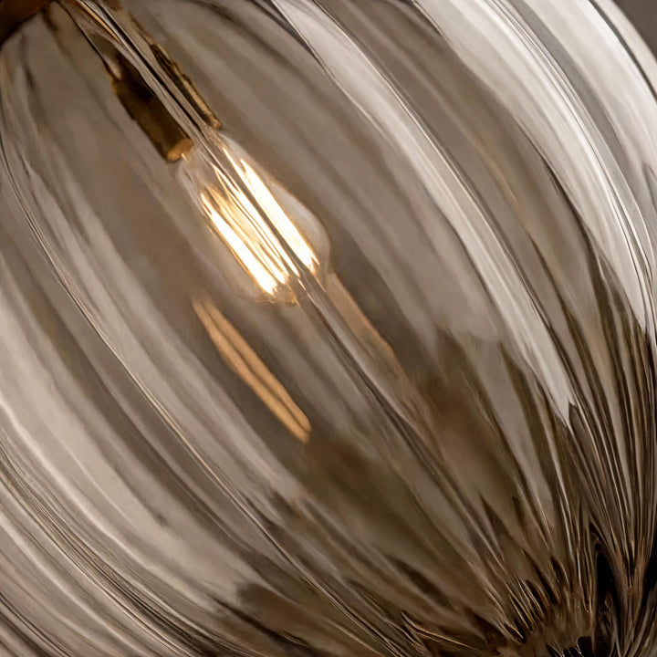 Modern Glass Pendant Light Hanging Adjustable Cord LED Compatible 20cm Diameter