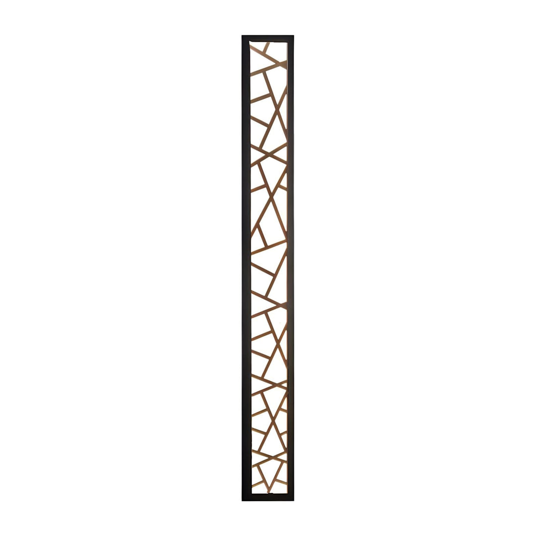 Contemporary Wall Light Surface Mounted Black Iron LED Waterproof Fixture for Outdoor Use 11