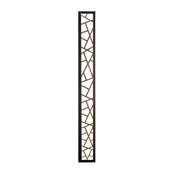 Contemporary Wall Light Surface Mounted Black Iron LED Waterproof Fixture for Outdoor Use 11